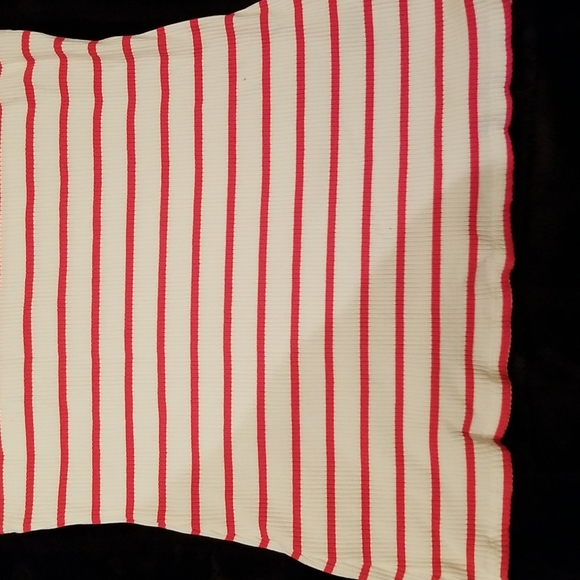 Elle top size S Red and white - Picture 3 of 4